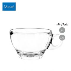 แก้วกาแฟ Glass coffee cup CAFFE LATTE CUP 260 ml จากโอเชียนกลาส Ocean glass  แก้วกาแฟดีไซน์สวย