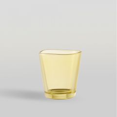 แก้วน้ำ Water glass CENTIQUE ROCK SUMMER YELLOW 245 ml จากโอเชียนกลาส Ocean glass แก้วดีไซน์สวย