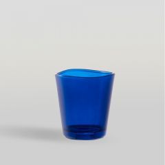 แก้วน้ำ Water glass CENTIQUE ROCK INDIGO BLUE 245 ml จากโอเชียนกลาส Ocean glass แก้วดีไซน์สวย