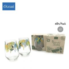 แก้วน้ำ Water glass  DP JUNGLE LEAVES_LEXINGTON HI BALL จากโอเชียนกลาส Ocean glass แก้วดีไซน์สวย