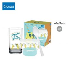 ชุดชามและแก้ว LEOPARD BREAKFAST SET