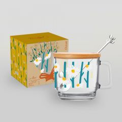 แก้วกาแฟ COFFEE MUG PLAYFUL WHITE DAISY 485 ML