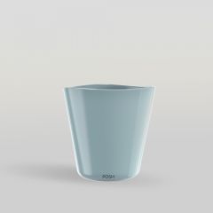แก้วน้ำ Water glass BRIO Foggy Blue Double Rock 345 ml จากพอช POSHcreativeliving แก้วน้ำดีไซน์สวย