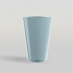 แก้วน้ำ Water glass BRIO Foggy Blue Hi Ball 370 ml จากพอช POSHcreativeliving แก้วน้ำดีไซน์สวย