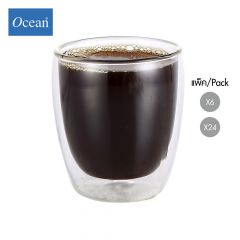 แก้วน้ำสองชั้น Double wall glass DOPPIO-ROCK 280 ml ของโอเชียนกลาส Ocean glass แก้วน้ำสองชั้นราคาถูก
