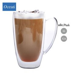 แก้วน้ำสองชั้น Double wall glass DOPPIO-MUG 430 ml จากโอเชียนกลาส Ocean glass แก้วน้ำสองชั้นราคาถูก