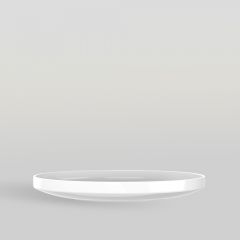 จานแก้ว KYO WHITE CLOUD SAUCER 6"