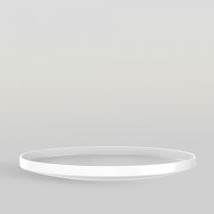 จานแก้ว KYO WHITE CLOUD PLATE (M) 8"