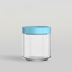 ขวดโหล Storage jar STAX JAR 500 ml (BLUE) จากโอเชียนกลาส Ocean glass ขวดโหลดีไซน์สวย