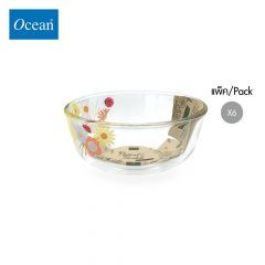 ชามแก้ว Glass bowl DP MEADOW FLOWER Assurance Bowl 4 1/2" จากโอเชียนกลาส Ocean glass ชามแก้วดีไซน์สวย