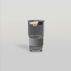 แก้วน้ำ Coffee Lover Personal Glass 630 ml - Black