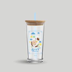 แก้วน้ำ Neko Fortune Personal Glass 570 ml - Blue