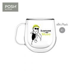 Own Your Vibes แก้วน้ำสองชั้น Groove Mug Muse 360ml