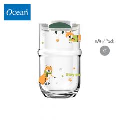 The Paw Companions - เซตแก้วน้ำ Stay Pawsitive Personal glass 650 ml