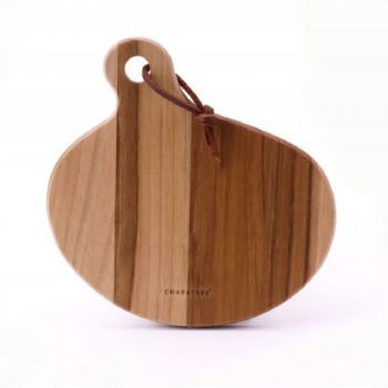 CU071 แผ่นไม้รองหั่น หรือเสิร์ฟอาหาร (ไม้สัก)