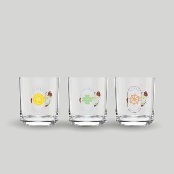 ชุดแก้วน้ำ Neko Fortune Drinking Set 285 ml - Blue